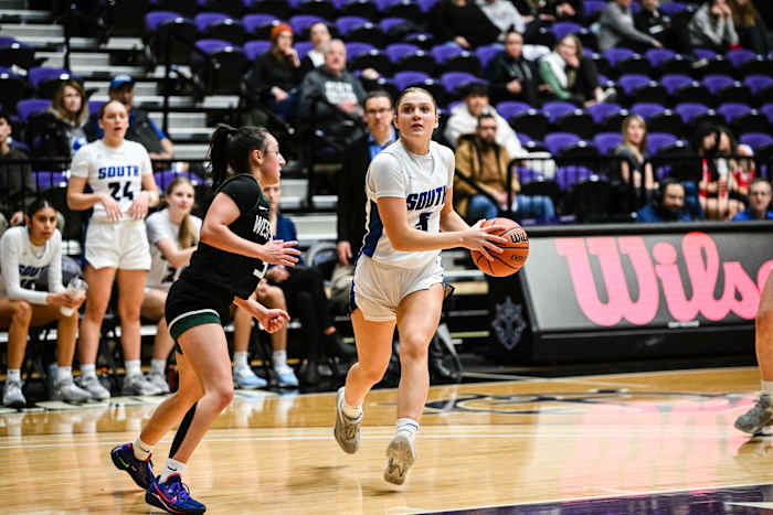 South Medford West Salem 6A Oregon girls basketball quarterfinal Naji Saker -49